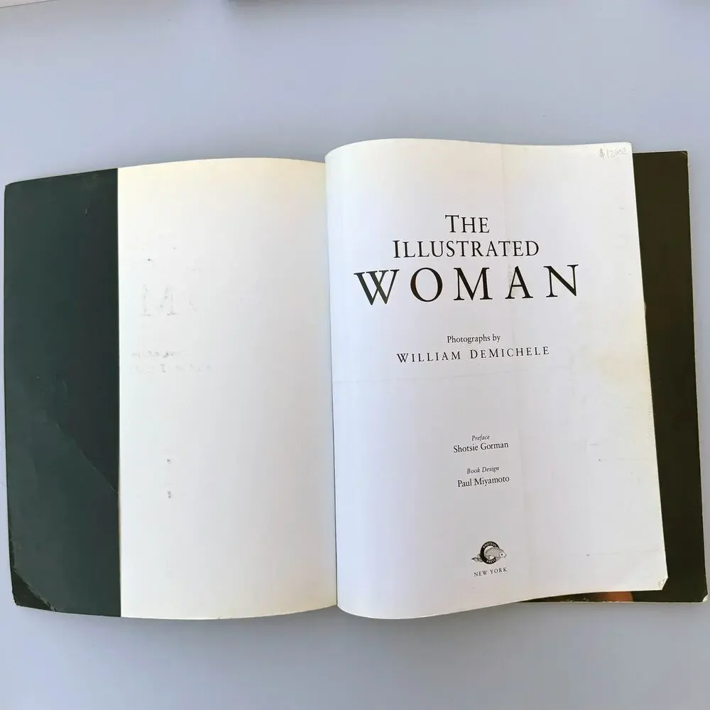 The Illustrated Woman Photographs by William DeMichele Softcover Book Tattoo Art